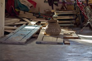 Dusty storeroom.© Carole Scott 2013