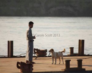 Companion on a trade barge