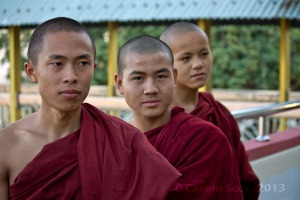 Monks *love* posing!