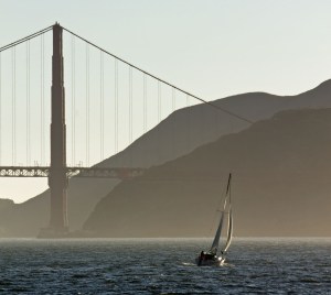 Sunset sail © Carole Scott 2013